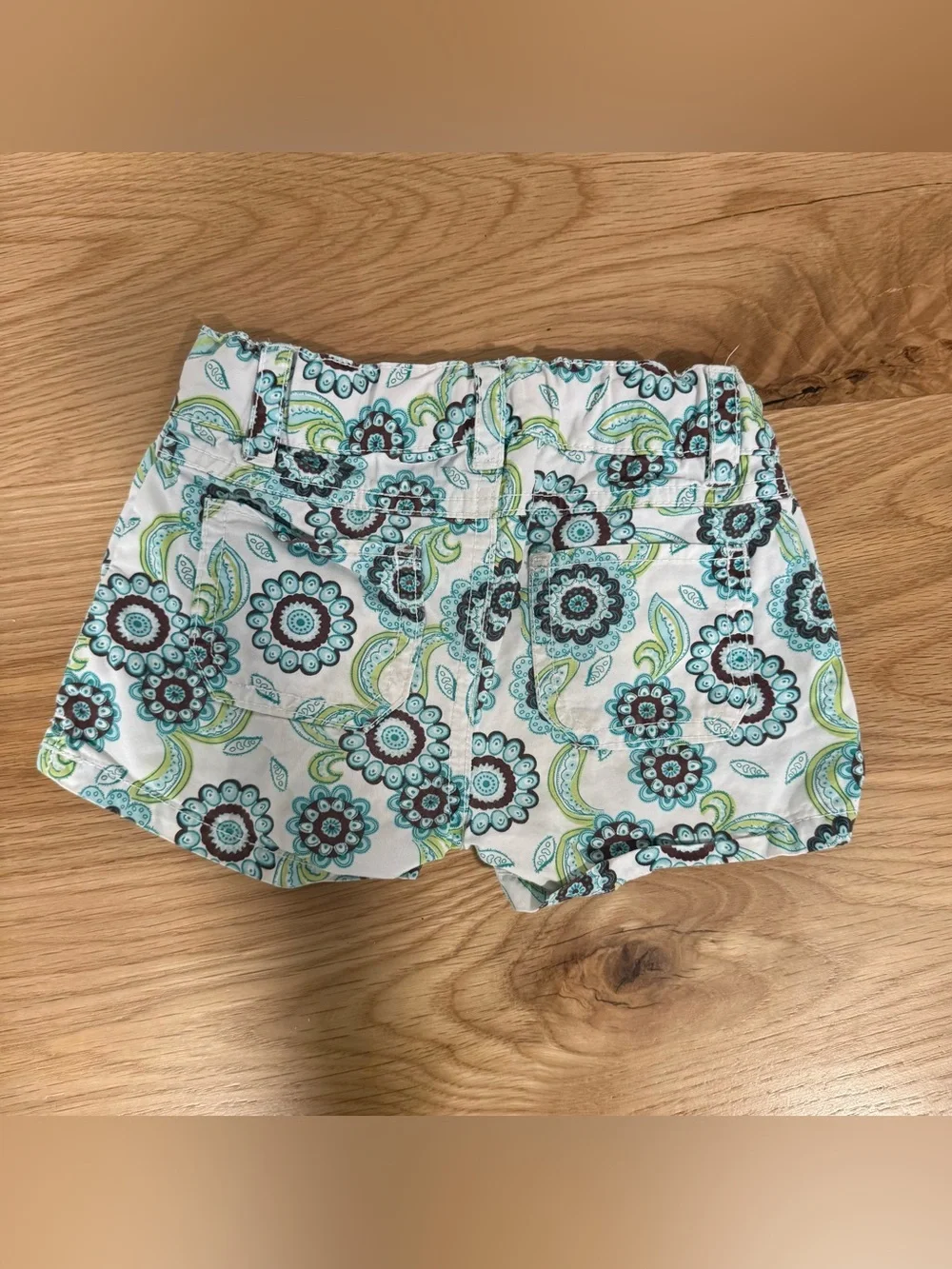 GAP/Old Navy  Girls 3 years Coral/Navy Floral, Denim Shorts Pack of 5